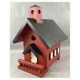 Vintage Handmade Wooden Church Birdhouse