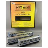 Rail King 1970 Four Car Subway Set O-27 Guage