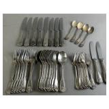 45pvs. Towle Supreme Cutlery Plated Flatware