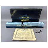 Weaver Santa Fe Blue Goose 4-6-4 Hudson O Scale