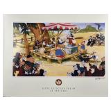 1993 Signed By Artist Disney Theme Park Lithograph