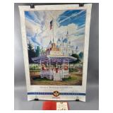 Signed Limited Edition Disney Land Poster