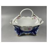 Vintage ARPO Fine Porcelain Footed Basket