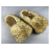 Shearling Alpaca Oversized Vintage Mittens by Bick