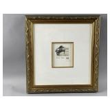 Pencil Etching "Piano" by Manuel J. Estop Zafra