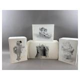 Dept. 56 Winter Silhouette Christmas Figurines