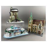 Dept.56 Dickens, Christmas City & Jingle Houseboat