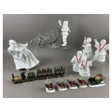 Dept.56 White Porcelain Christmas Displays & More