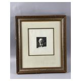 Edouard Manet 1865 Etching of Charles Baudelaire