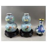 Chinese Porcelain Double Gourd Vases & More