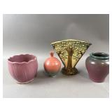 Weller Pottery Voile Flared Tree Fan Vase & More