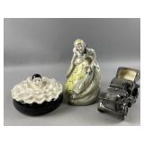 Vtg Goldscheider Everlast USA Lady Figurine & More