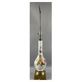 Hand-painted Ceramic Floral Table Lamp