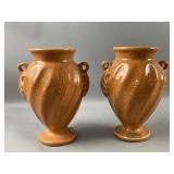 Vtg Haeger Double-handed Urn Vases
