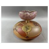 Vintage Mount Washington Royal Flemish Glass Vase