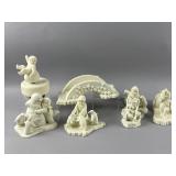 Vintage Dept 56. Snow Baby Figurines