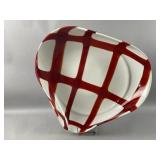 Signed Yalos Casa Murano Hand-painted Platter Dish
