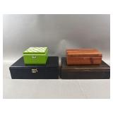 Vintage Wooden Tea Boxes & More