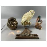Vtg Snowy Owl Wall Sculpture Legends Prod. & More
