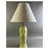 MCM Ceramic Gentle Chartreuse Colored Table Lamp