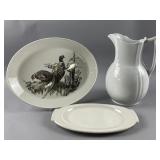 Game Birds Ceramic Platter Johnson Bros./More