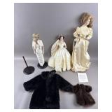 Vintage Porcelain Dolls & Accessories