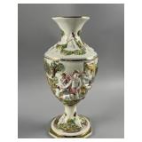 Vtg Italian Capodimonte Porcelain Vase