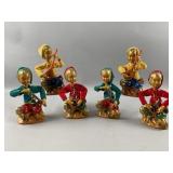 Vtg Tilso Hong Kong Pixie Musical Elf Figurines