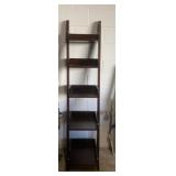 5 Tier Espresso Finish Ladder Bookshelf