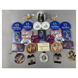 Collection of Walt Disney Button Pins & More