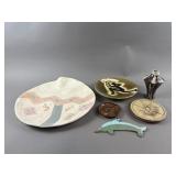 Vtg Barbara Demery Aztec Ceramic Bowl & More