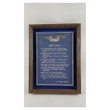 High Flight Poem Plaque