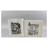 Dickens Village Brew House & Fish Shoppe Figurines