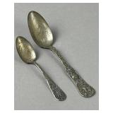 Atq. Sterling Silver Two 1893 Worlds Fair Spoons