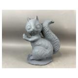 Grey Squirrel Garden Statue