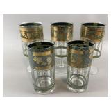 MCM Cera 22k Gold & Green Grape Glasses