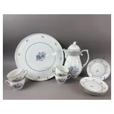 Blue Floral Oscar De La Renta China Pieces
