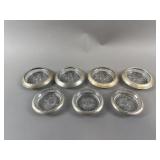 Vintage Amston Sterling Silver Drink Coasters