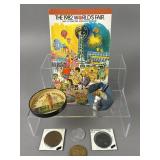 Atq. Worlds Fair, Columbian Exposition, Coins More