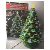 Ceramic Christmas Tree Over 90 Bulbs