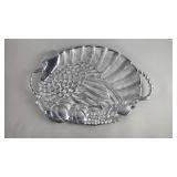 LENOX Metal Serving Platter Turkey Shape