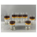 Vintage 1970ï¿½s Clear Glass Tumblers
