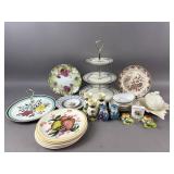 Vernon Kilns, Tiered Porcelain Stand & More