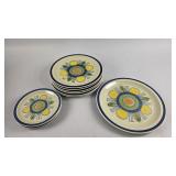 Roc Stone International Hand Painted Stoneware