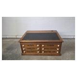 J. & P. Coats Spool Cabinet