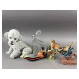 Vtg Glass Figurines, Salt & peppers & More