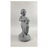 Boy with Fish Statue