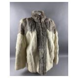 Bermanï¿½s Ladies Vintage Rabbit Fur Coat