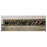 Vintage Wooden Winchester Hanging Sign