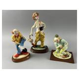 Vtg Pucci Arnart Hobo Clown Resin Figurine & More
